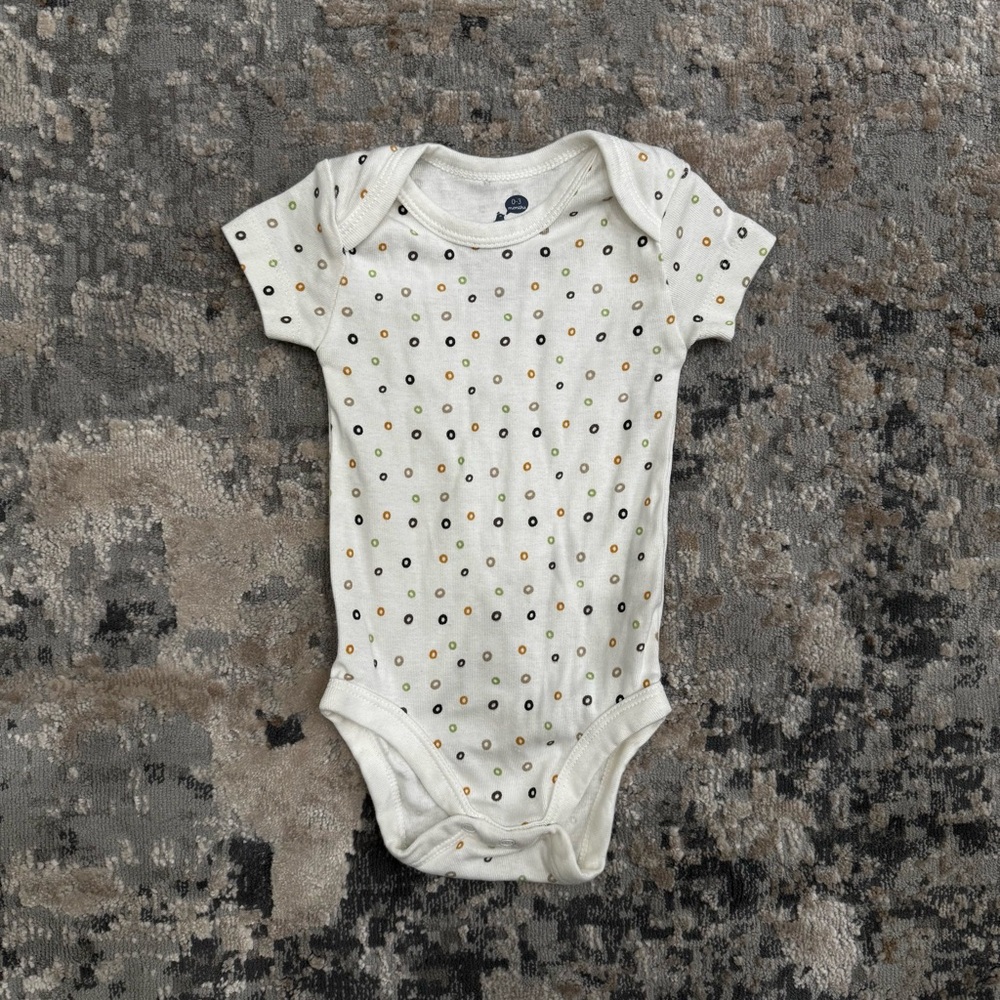 Polka Dot Baby Onesie